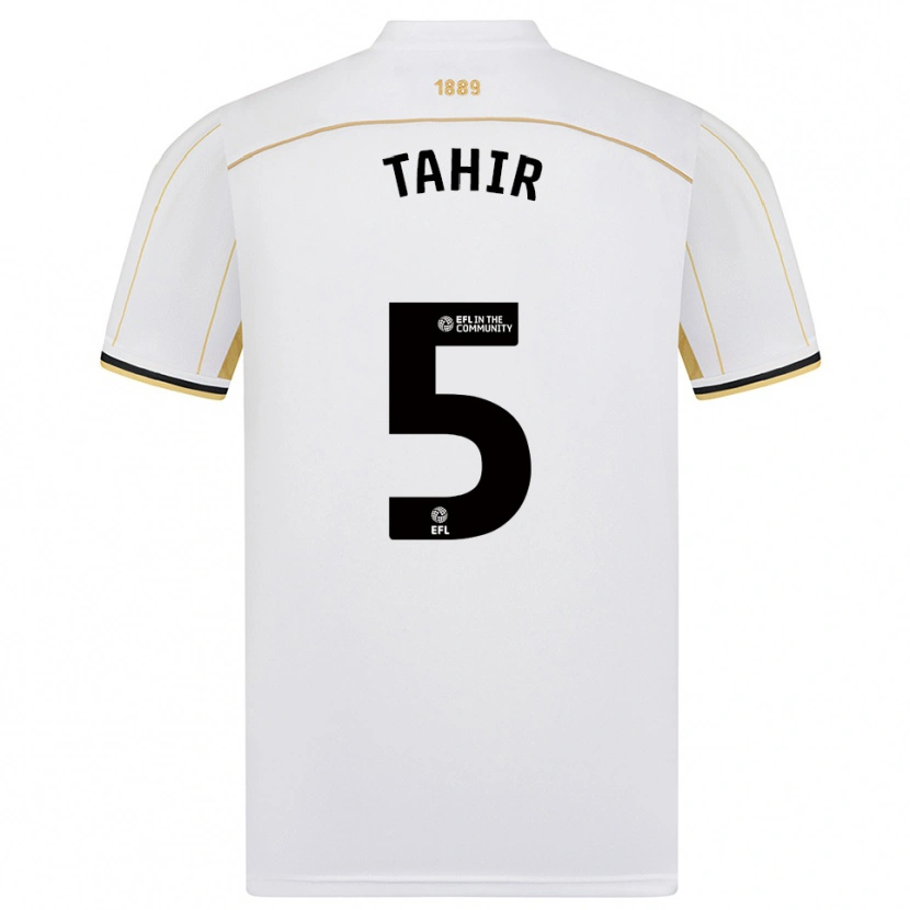 Danxen Dames Zain Tahir #5 Wit Goud Uitshirt Uittenue 2025/26 T-Shirt België