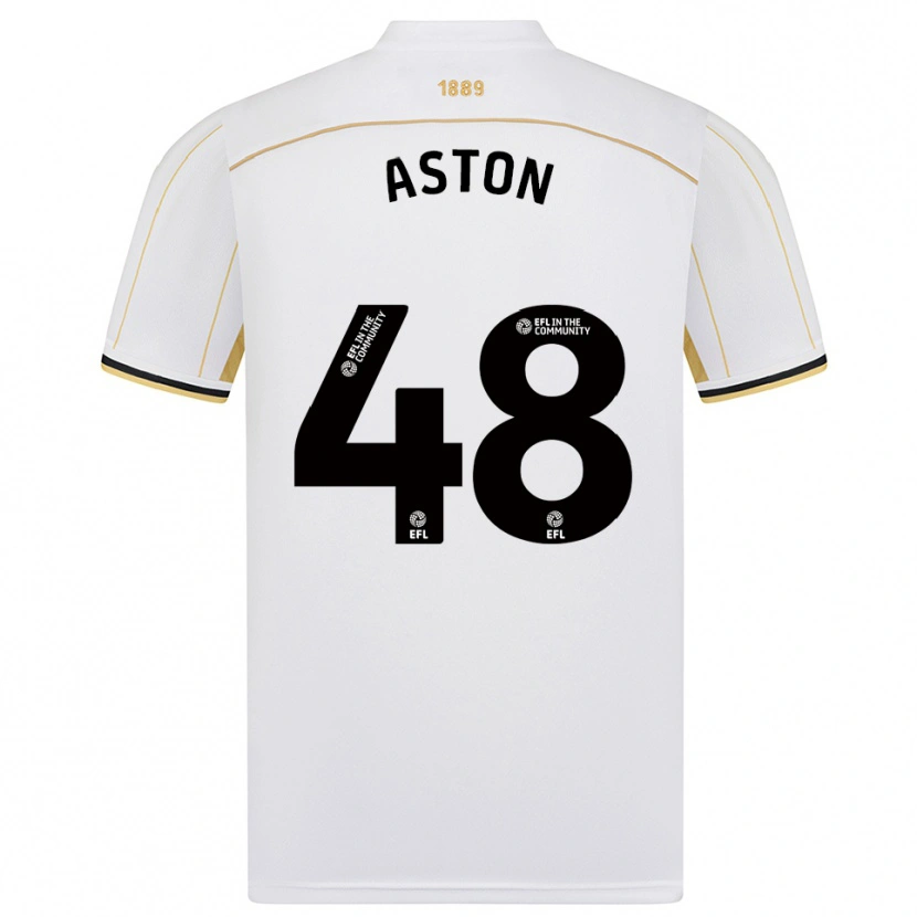 Danxen Dames Sam Aston #48 Wit Goud Uitshirt Uittenue 2025/26 T-Shirt België