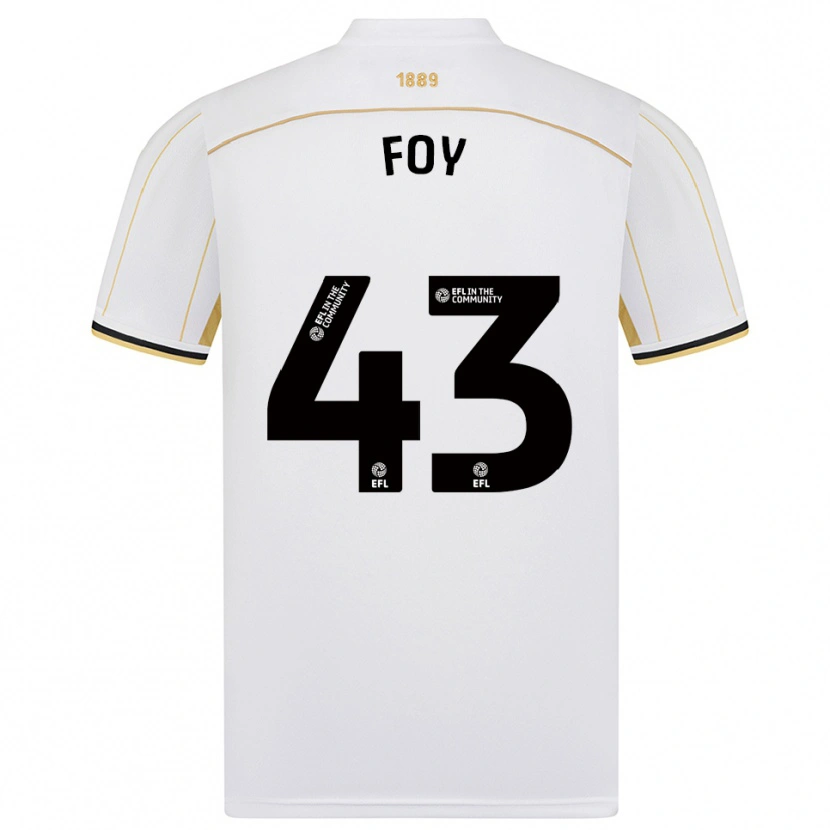 Danxen Dames Gus Foy #43 Wit Goud Uitshirt Uittenue 2025/26 T-Shirt België