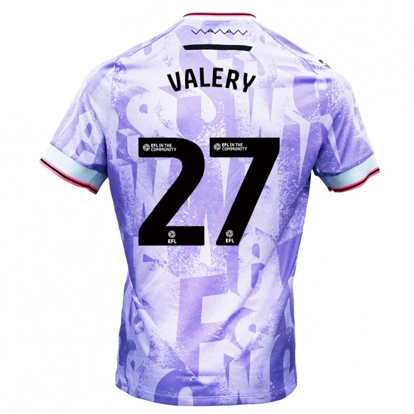 Danxen Dames Yan Valery #27 Lila Wit Uitshirt Uittenue 2025/26 T-Shirt België