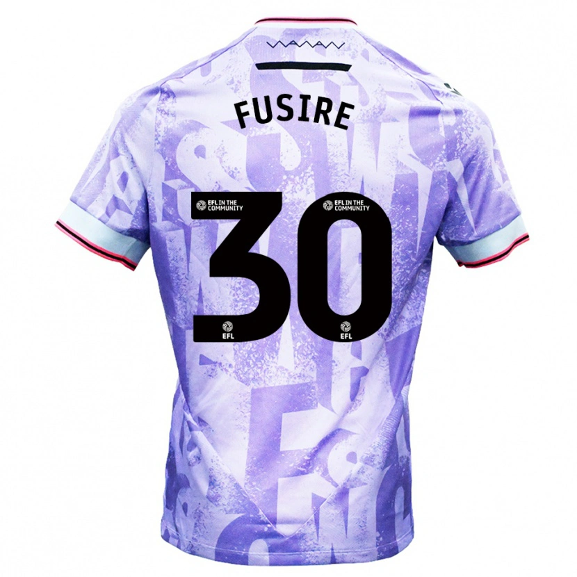 Danxen Dames Sean Fusire #30 Lila Wit Uitshirt Uittenue 2025/26 T-Shirt België