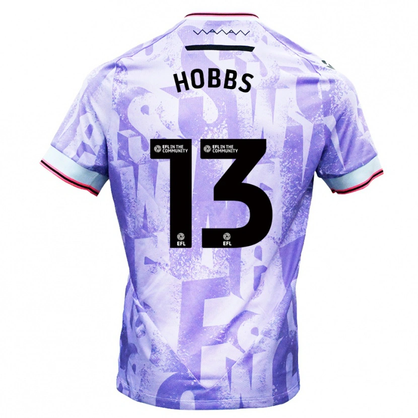 Danxen Dames Charlie Hobbs #13 Lila Wit Uitshirt Uittenue 2025/26 T-Shirt België