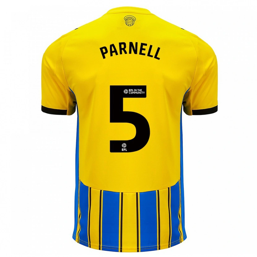 Danxen Dames Rosanna Parnell #5 Blauw Geel Uitshirt Uittenue 2025/26 T-Shirt België