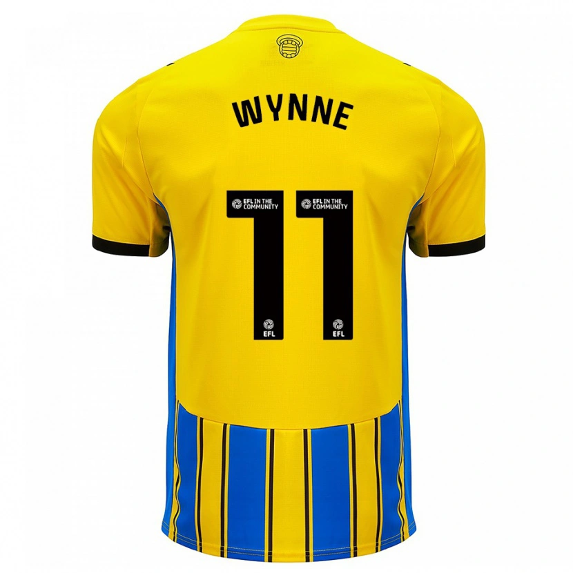 Danxen Dames Megan Wynne #11 Blauw Geel Uitshirt Uittenue 2025/26 T-Shirt België