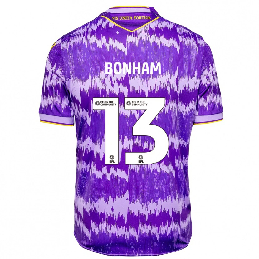 Danxen Dames Jack Bonham #13 Paars Geel Uitshirt Uittenue 2025/26 T-Shirt België