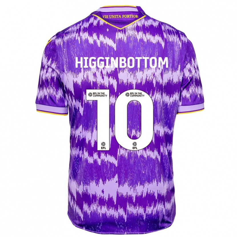 Danxen Dames Alice Higginbottom #10 Paars Geel Uitshirt Uittenue 2025/26 T-Shirt België