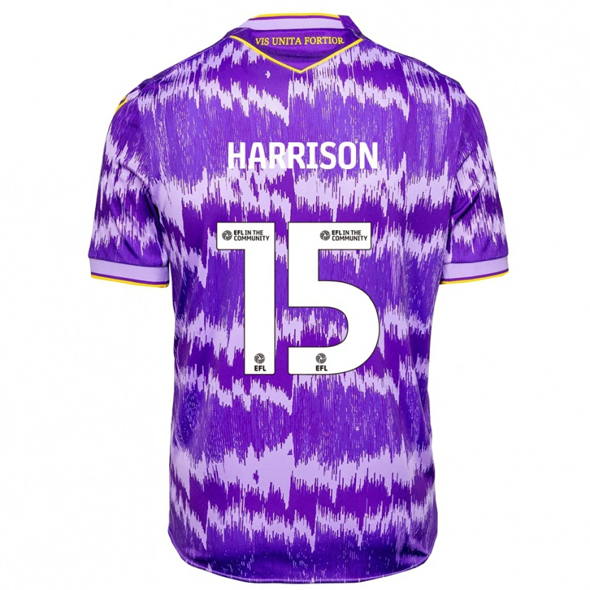 Danxen Dames Max Harrison #15 Paars Geel Uitshirt Uittenue 2025/26 T-Shirt België