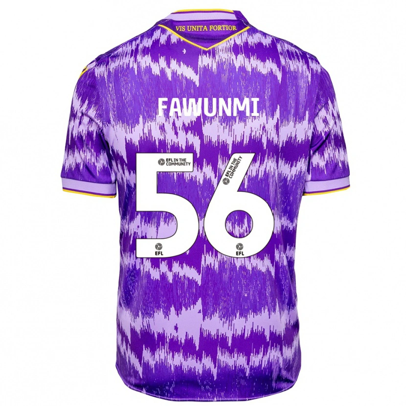 Danxen Dames Favour Fawunmi #56 Paars Geel Uitshirt Uittenue 2025/26 T-Shirt België