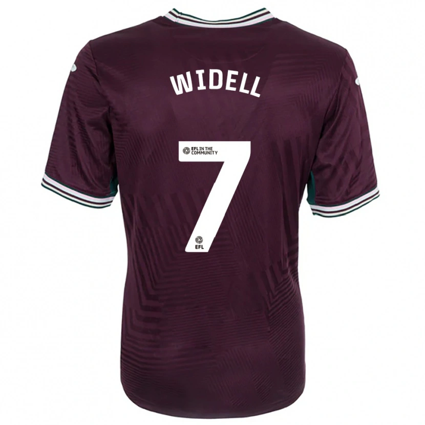 Danxen Dames Melker Widell #7 Roest Rood Wit Uitshirt Uittenue 2025/26 T-Shirt België