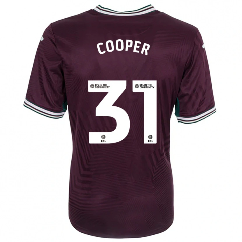 Danxen Dames Oliver Cooper #31 Roest Rood Wit Uitshirt Uittenue 2025/26 T-Shirt België