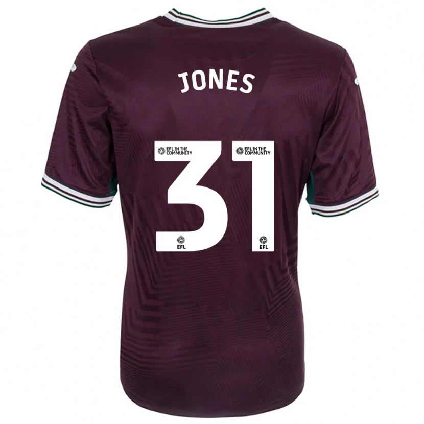 Danxen Dames Verity Jones #31 Roest Rood Wit Uitshirt Uittenue 2025/26 T-Shirt België