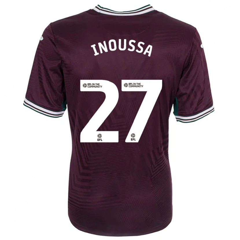 Danxen Dames Zeidane Inoussa #27 Roest Rood Wit Uitshirt Uittenue 2025/26 T-Shirt België