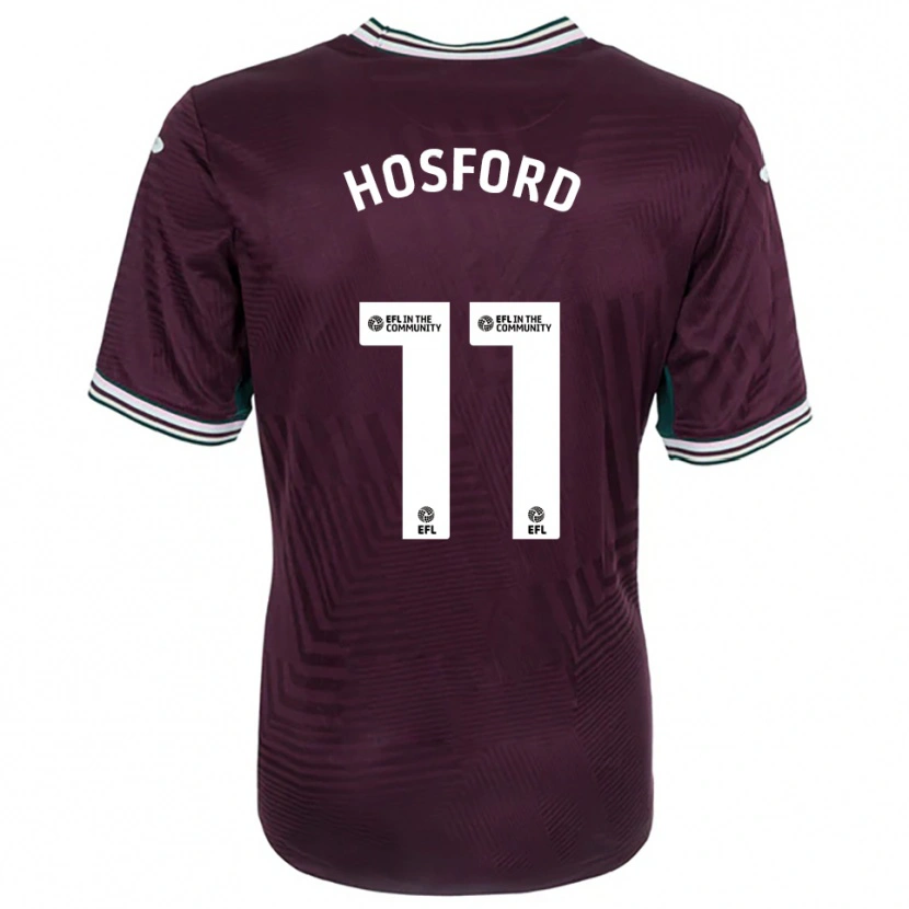 Danxen Dames Katy Hosford #11 Roest Rood Wit Uitshirt Uittenue 2025/26 T-Shirt België