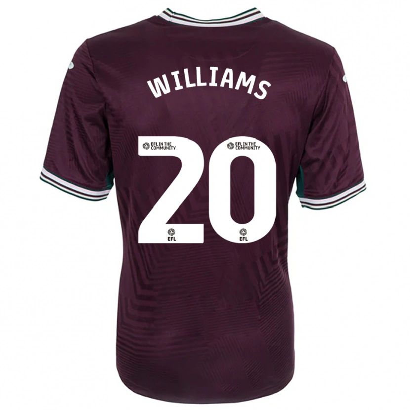 Danxen Dames Caitlin Williams #20 Roest Rood Wit Uitshirt Uittenue 2025/26 T-Shirt België