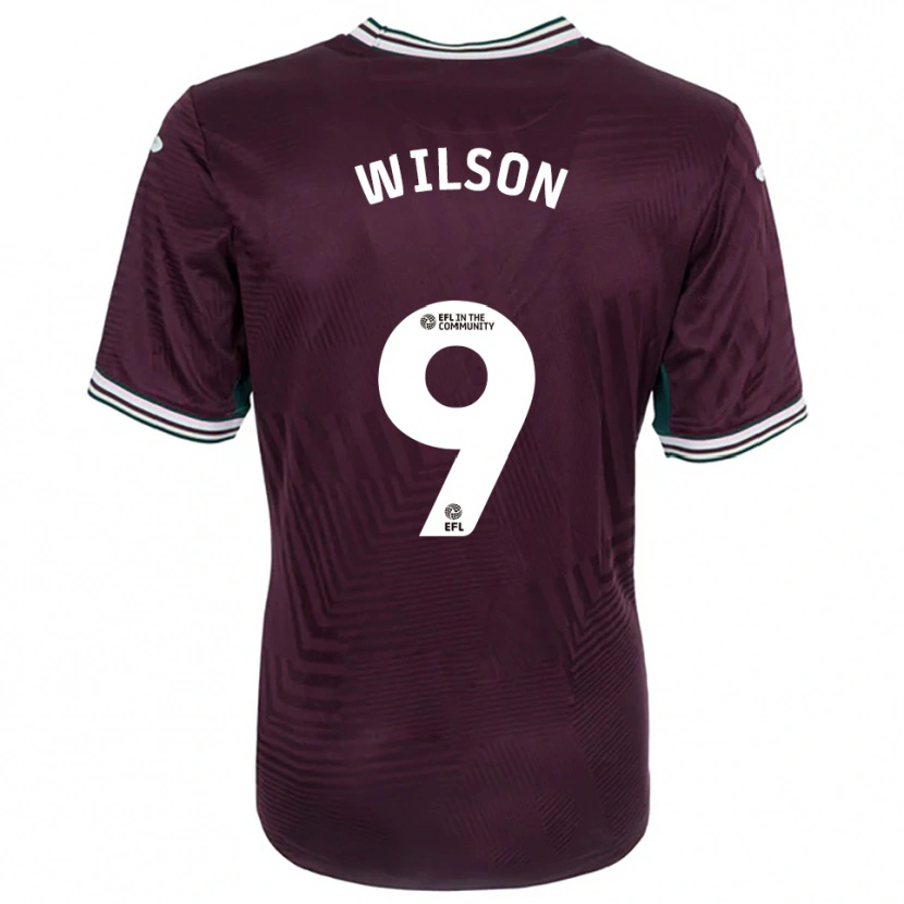 Danxen Dames Kyrell Wilson #9 Roest Rood Wit Uitshirt Uittenue 2025/26 T-Shirt België