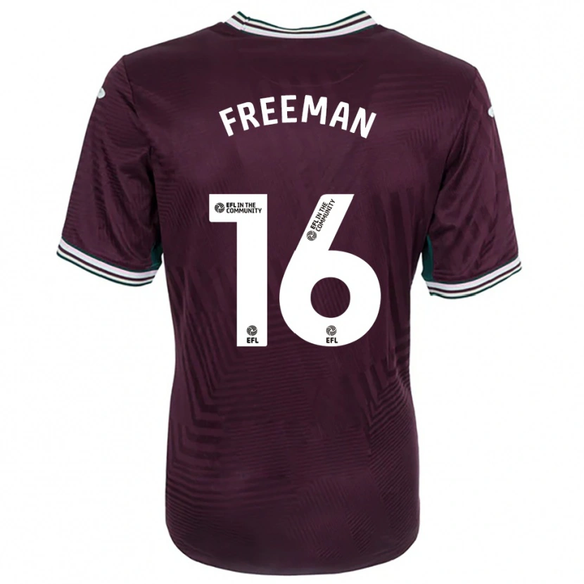 Danxen Dames Emily Freeman #16 Roest Rood Wit Uitshirt Uittenue 2025/26 T-Shirt België