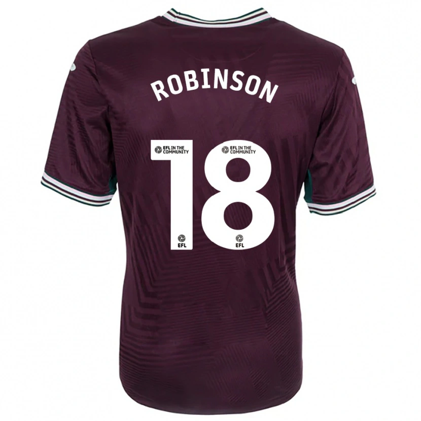 Danxen Dames Milo Robinson #18 Roest Rood Wit Uitshirt Uittenue 2025/26 T-Shirt België