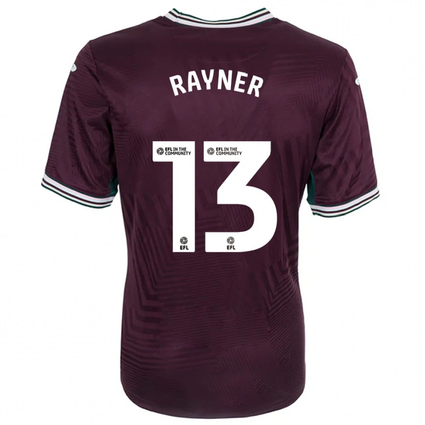 Danxen Dames Opal Rayner #13 Roest Rood Wit Uitshirt Uittenue 2025/26 T-Shirt België