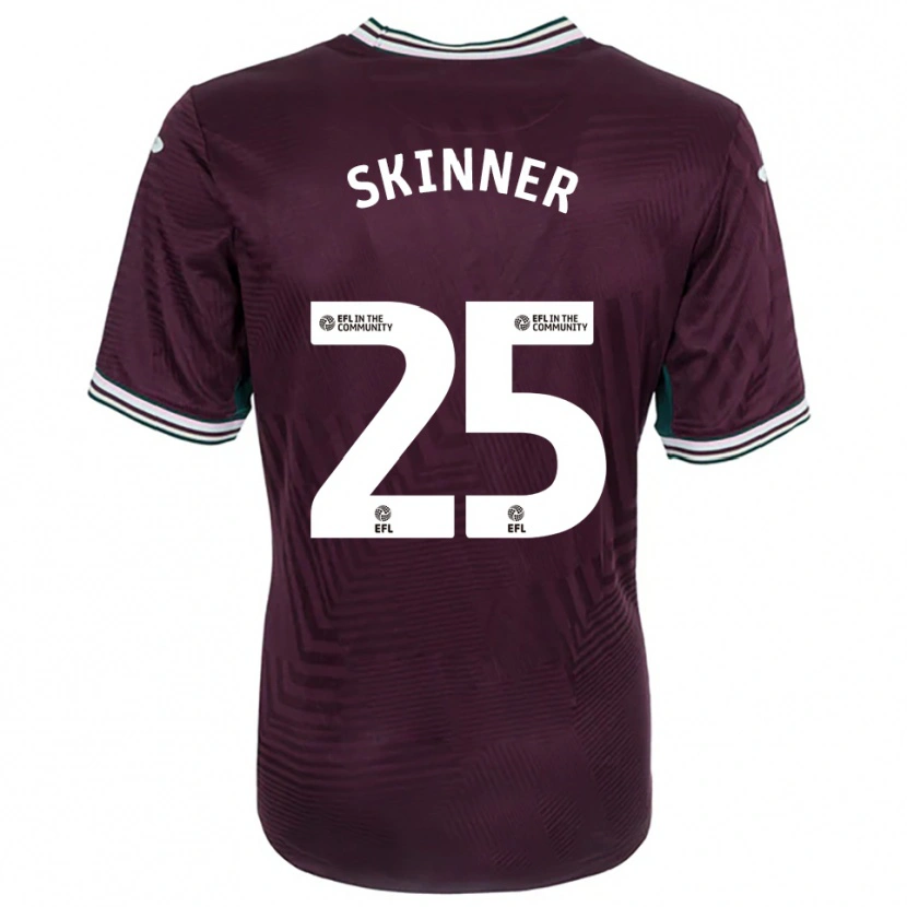 Danxen Dames Claire Skinner #25 Roest Rood Wit Uitshirt Uittenue 2025/26 T-Shirt België