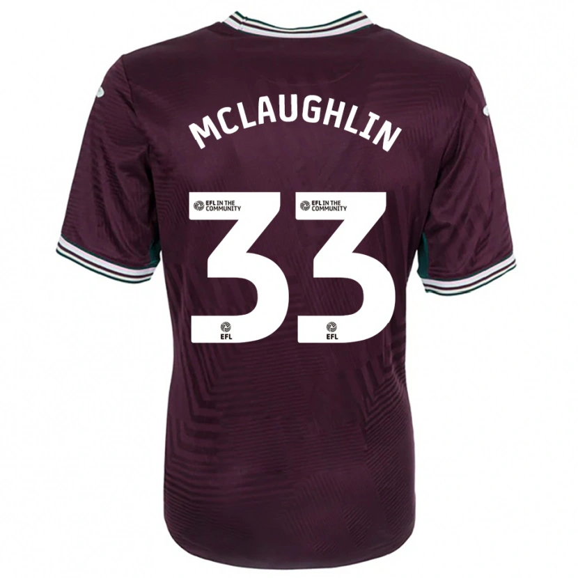 Danxen Dames Jon Mclaughlin #33 Roest Rood Wit Uitshirt Uittenue 2025/26 T-Shirt België
