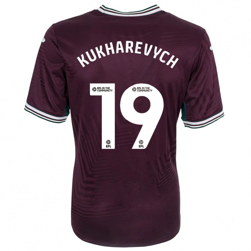 Danxen Dames Mykola Kukharevych #19 Roest Rood Wit Uitshirt Uittenue 2025/26 T-Shirt België