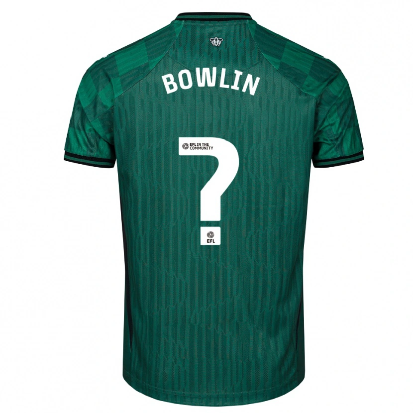 Danxen Dames Amani Bowlin #0 Groen Zwart Uitshirt Uittenue 2025/26 T-Shirt België