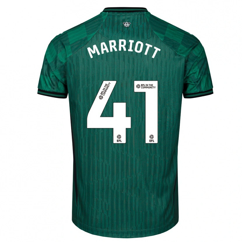 Danxen Dames Alfie Marriott #41 Groen Zwart Uitshirt Uittenue 2025/26 T-Shirt België