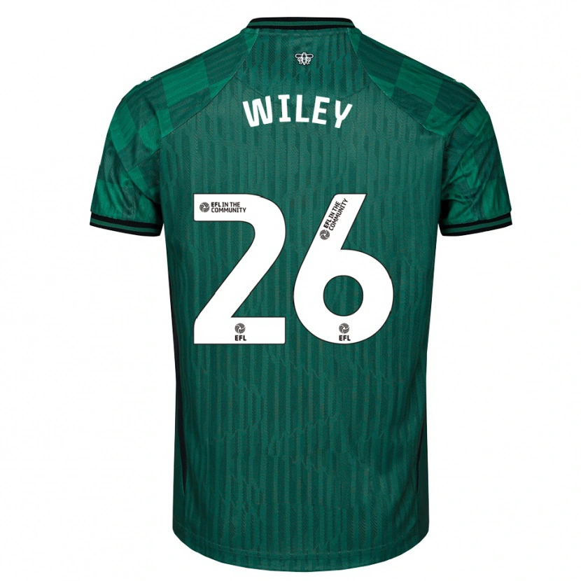 Danxen Dames Caleb Wiley #26 Groen Zwart Uitshirt Uittenue 2025/26 T-Shirt België