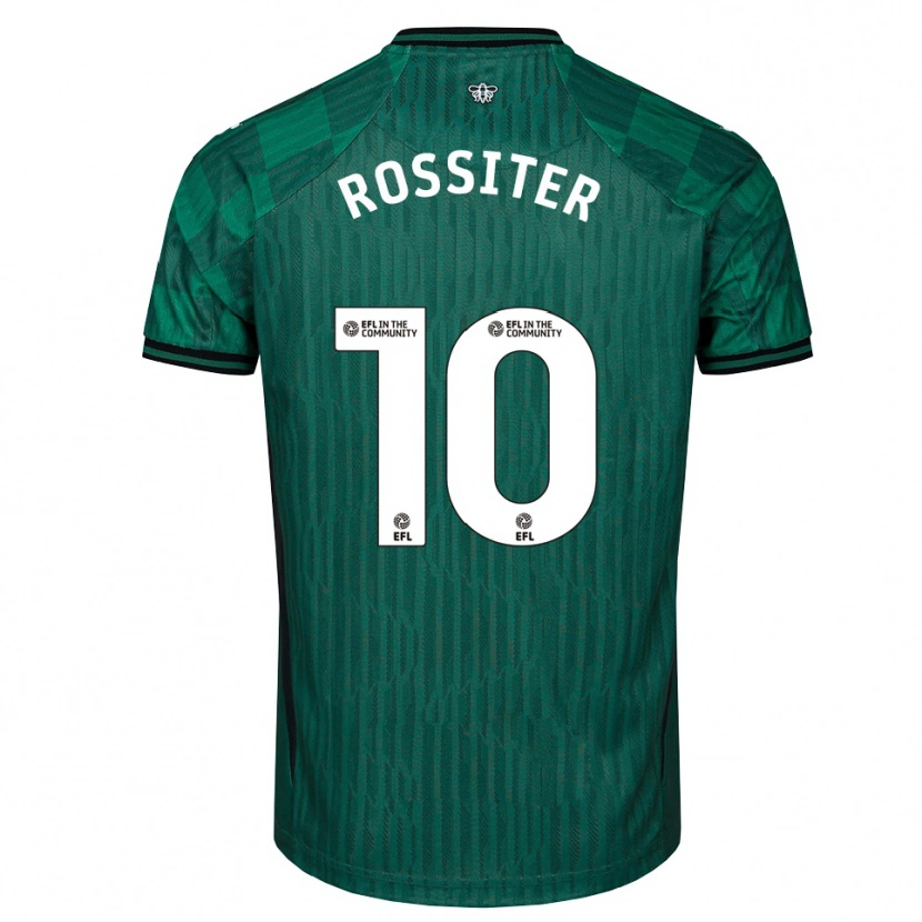Danxen Dames Annie Rossiter #10 Groen Zwart Uitshirt Uittenue 2025/26 T-Shirt België