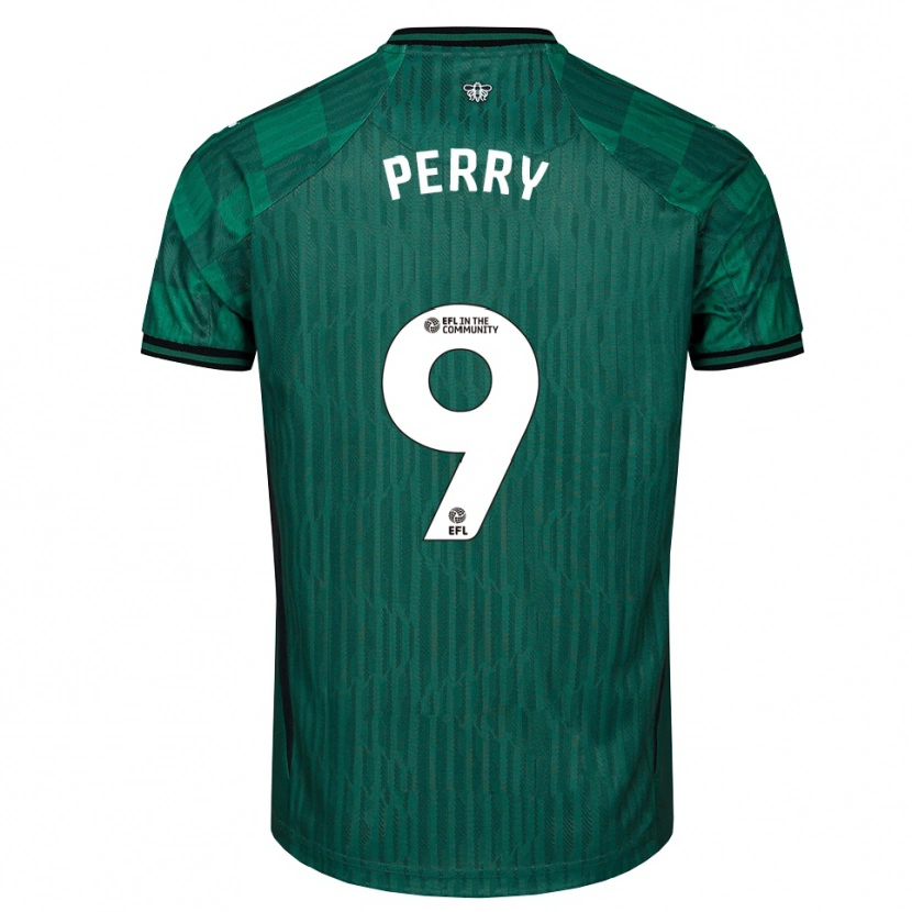 Danxen Dames Madison Perry #9 Groen Zwart Uitshirt Uittenue 2025/26 T-Shirt België