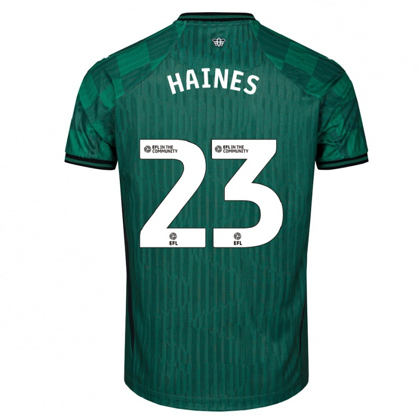 Danxen Dames Coral-Jade Haines #23 Groen Zwart Uitshirt Uittenue 2025/26 T-Shirt België