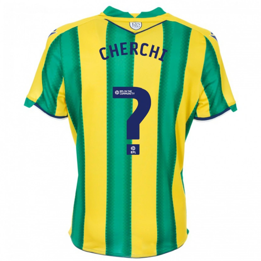 Danxen Dames Fran Cherchi #0 Geel Groen Uitshirt Uittenue 2025/26 T-Shirt België