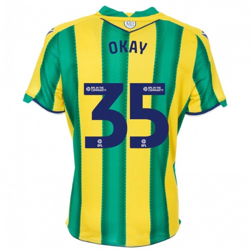 Danxen Dames Okay Yokuslu #35 Geel Groen Uitshirt Uittenue 2025/26 T-Shirt België