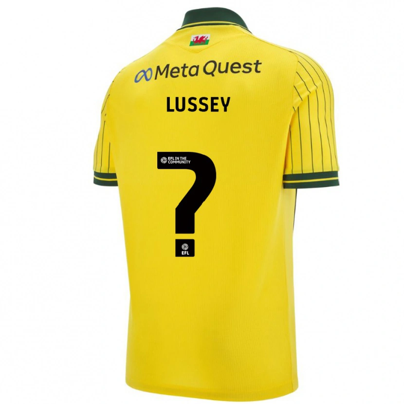 Danxen Dames Alfie Lussey #0 Geel Groen Uitshirt Uittenue 2025/26 T-Shirt België