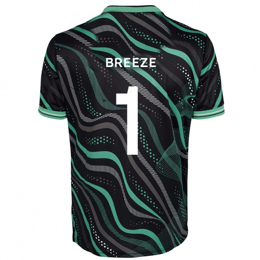 Danxen Dames Gabriel Breeze #1 Zwart Groen Uitshirt Uittenue 2025/26 T-Shirt België