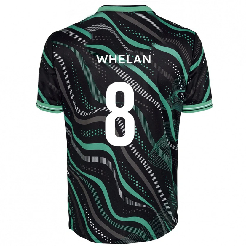Danxen Dames Callum Whelan #8 Zwart Groen Uitshirt Uittenue 2025/26 T-Shirt België