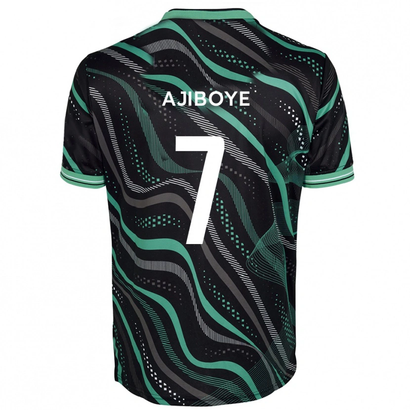 Danxen Dames David Ajiboye #7 Zwart Groen Uitshirt Uittenue 2025/26 T-Shirt België