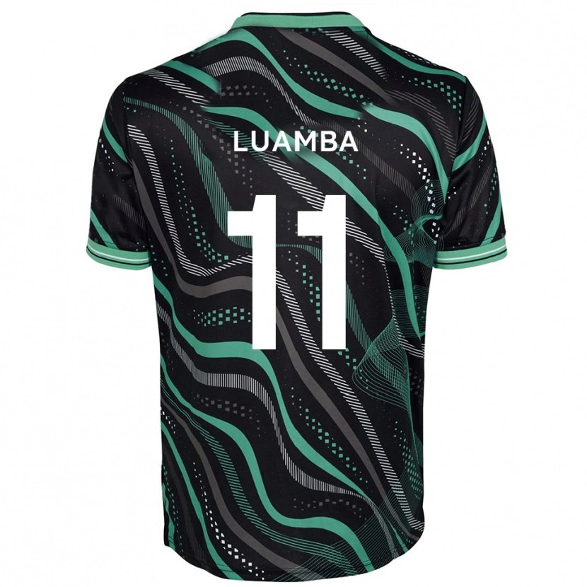 Danxen Dames Junior Luamba #11 Zwart Groen Uitshirt Uittenue 2025/26 T-Shirt België