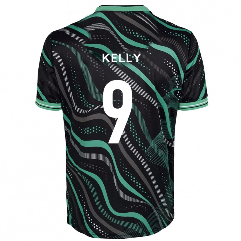 Danxen Dames Georgie Kelly #9 Zwart Groen Uitshirt Uittenue 2025/26 T-Shirt België