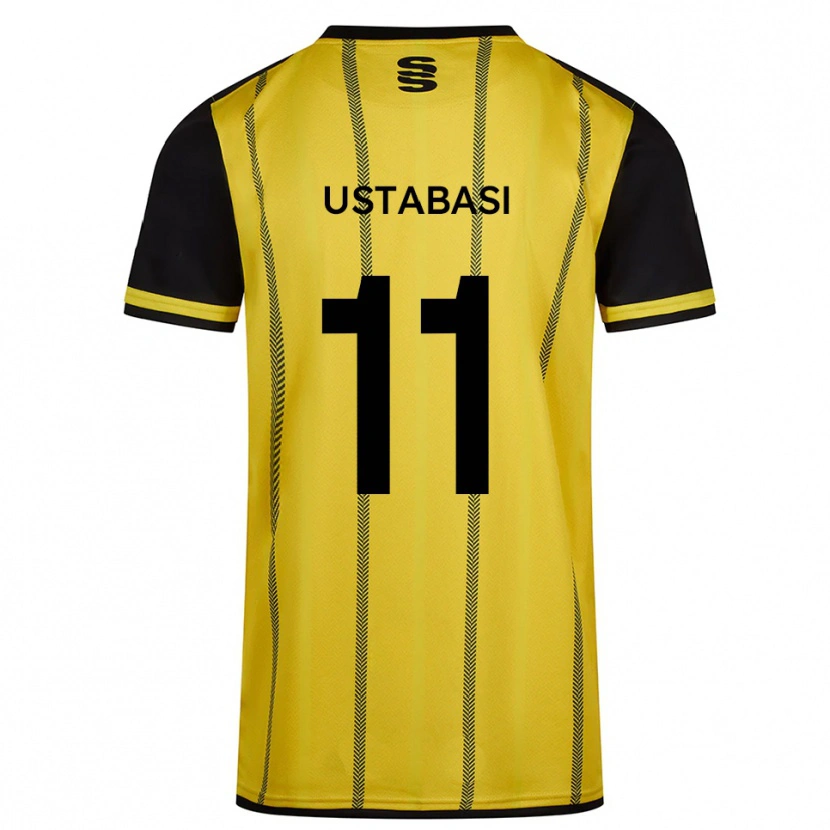 Danxen Dames Jonathan Ustabasi #11 Geel Zwart Uitshirt Uittenue 2025/26 T-Shirt België