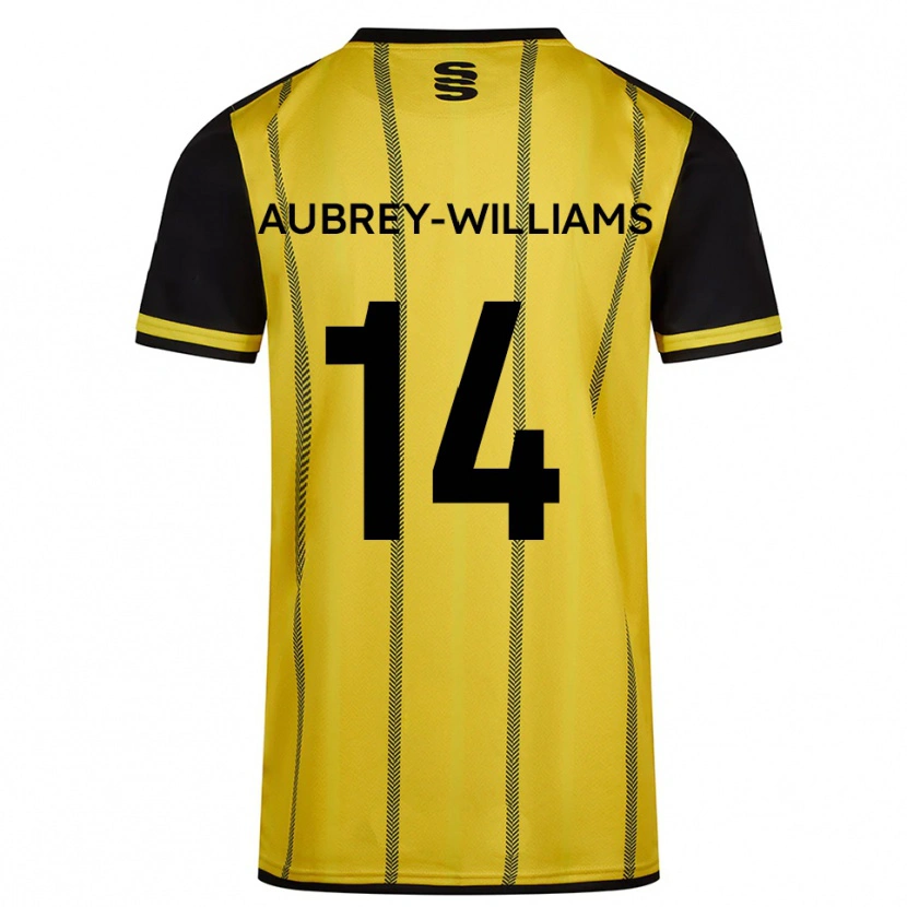 Danxen Dames Harrison Aubrey-Williams #14 Geel Zwart Uitshirt Uittenue 2025/26 T-Shirt België