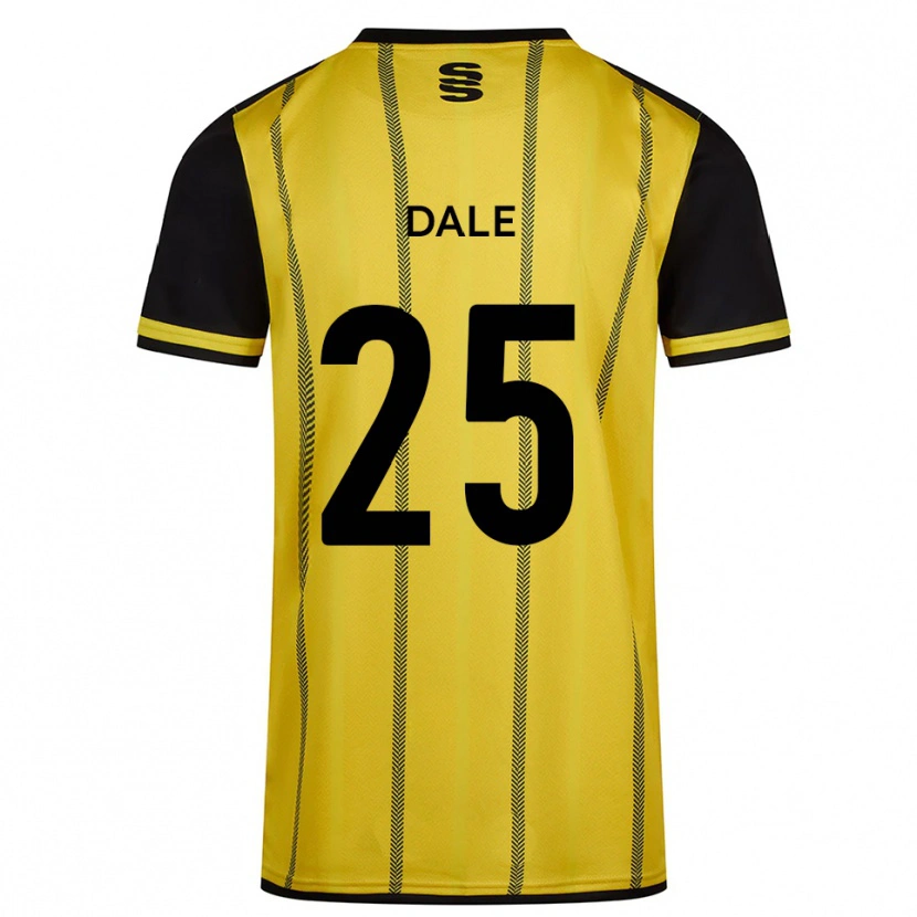 Danxen Dames Natasha Dale #25 Geel Zwart Uitshirt Uittenue 2025/26 T-Shirt België