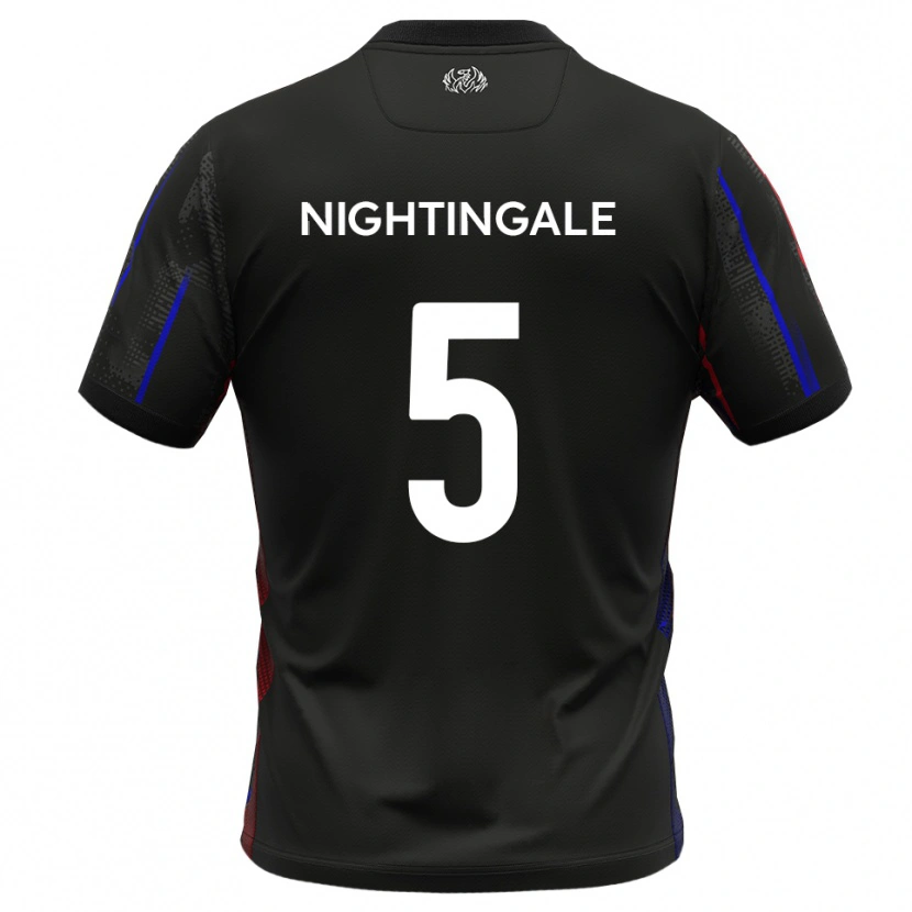 Danxen Dames Will Nightingale #5 Zwart Rood Uitshirt Uittenue 2025/26 T-Shirt België