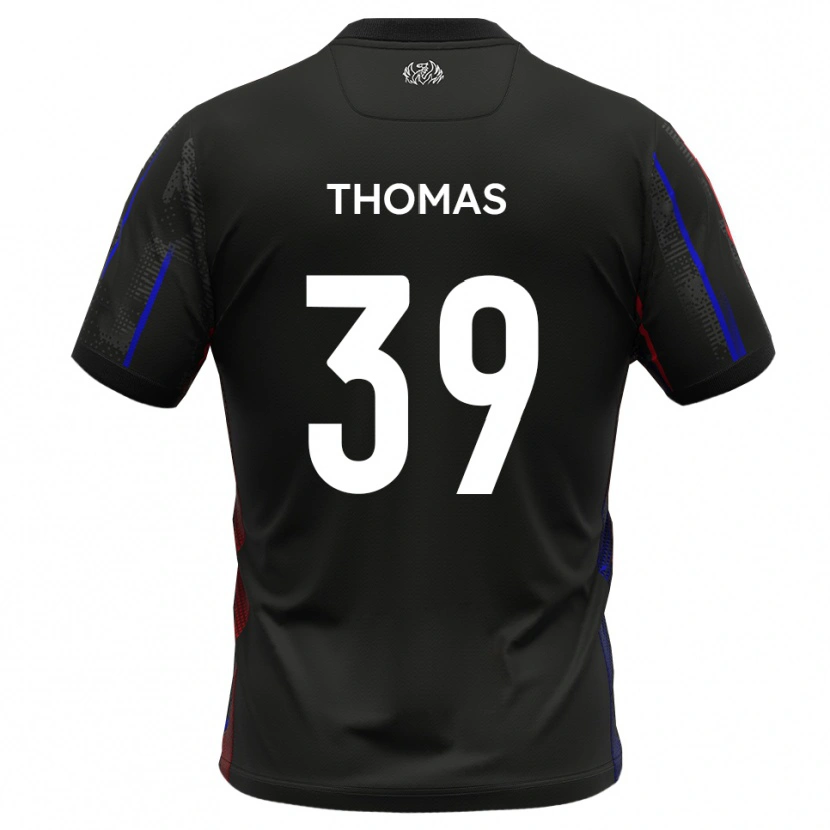 Danxen Dames Kwame Thomas #39 Zwart Rood Uitshirt Uittenue 2025/26 T-Shirt België
