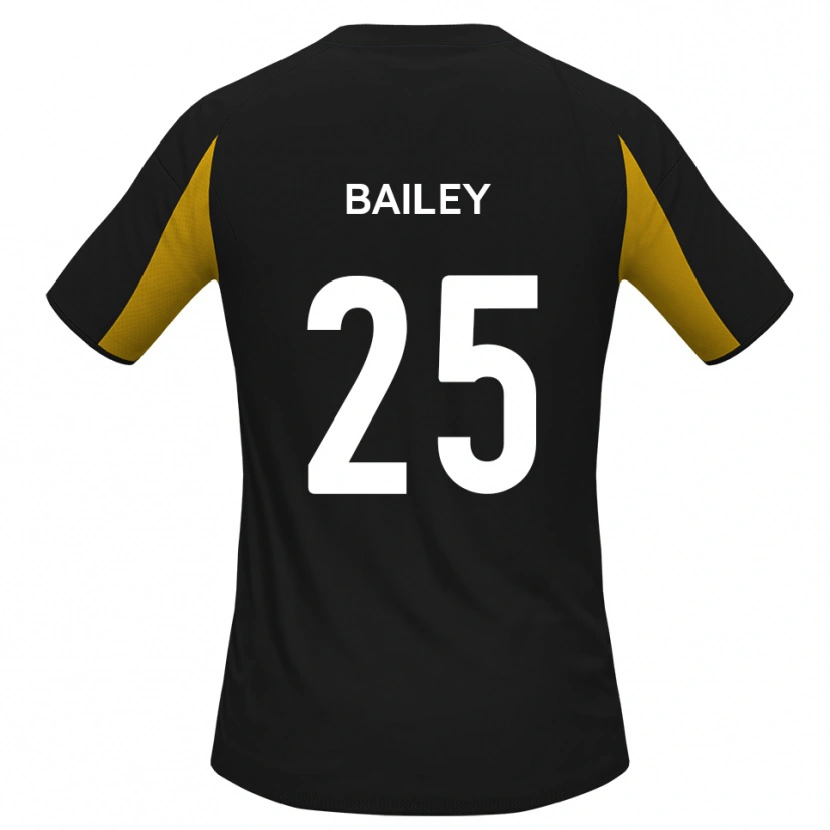 Danxen Dames Joel Bailey #25 Zwart Geel Uitshirt Uittenue 2025/26 T-Shirt België