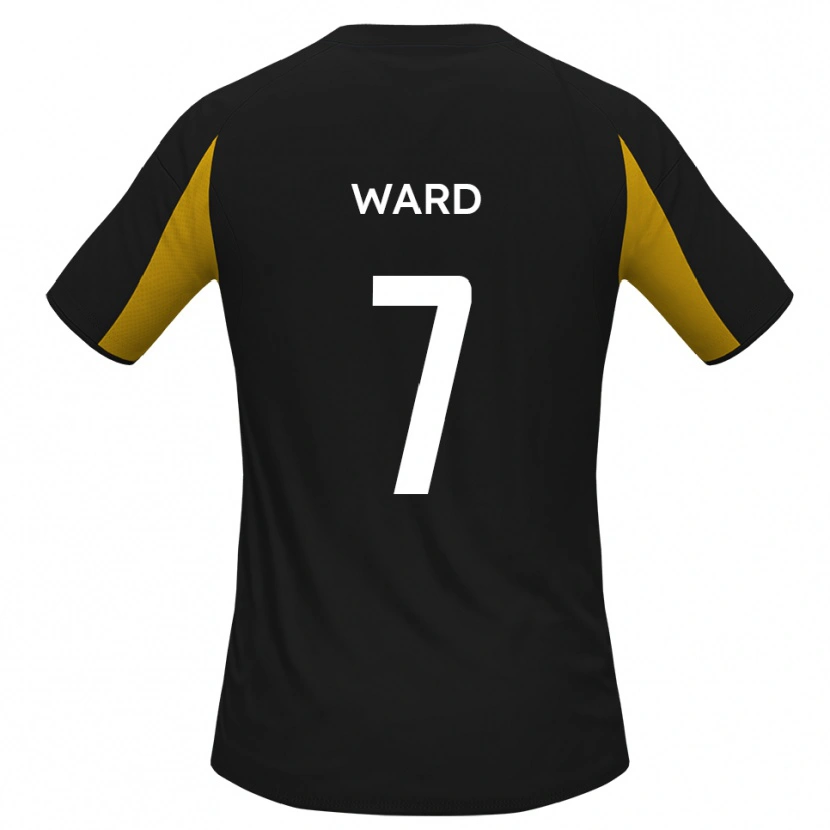 Danxen Dames Keaton Ward #7 Zwart Geel Uitshirt Uittenue 2025/26 T-Shirt België