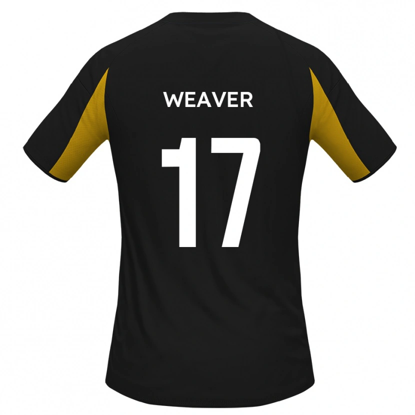 Danxen Dames Lucas Weaver #17 Zwart Geel Uitshirt Uittenue 2025/26 T-Shirt België