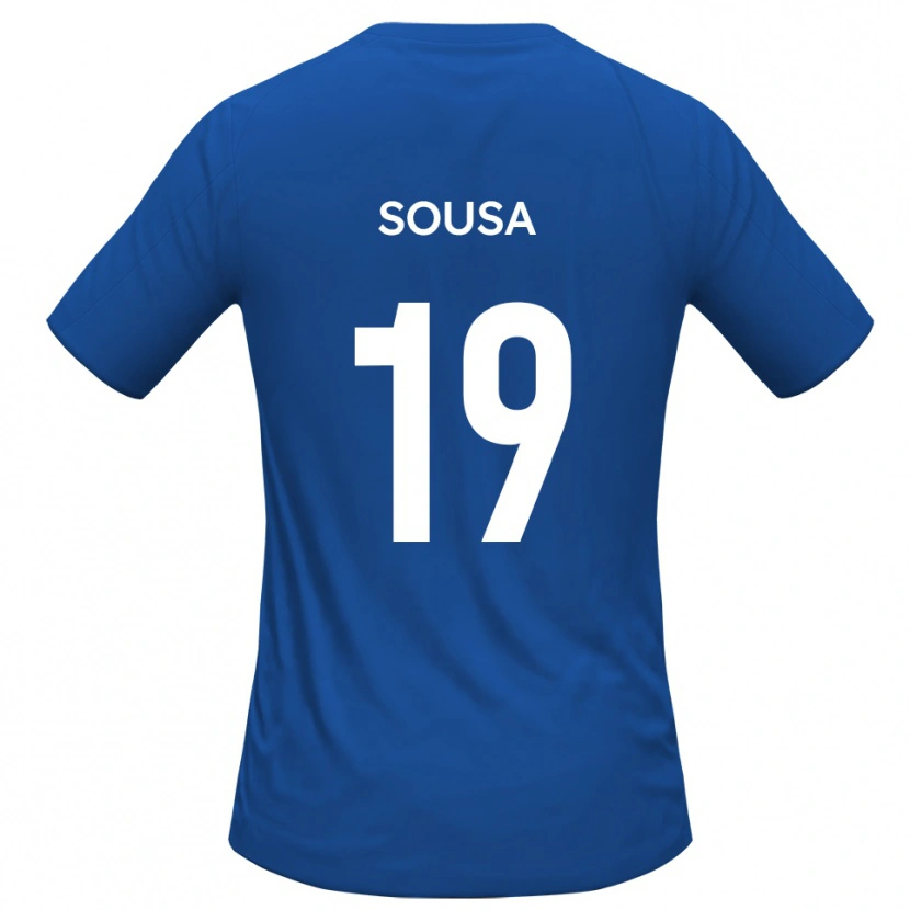 Danxen Dames Érico Sousa #19 Hemelsblauw Uitshirt Uittenue 2025/26 T-Shirt België