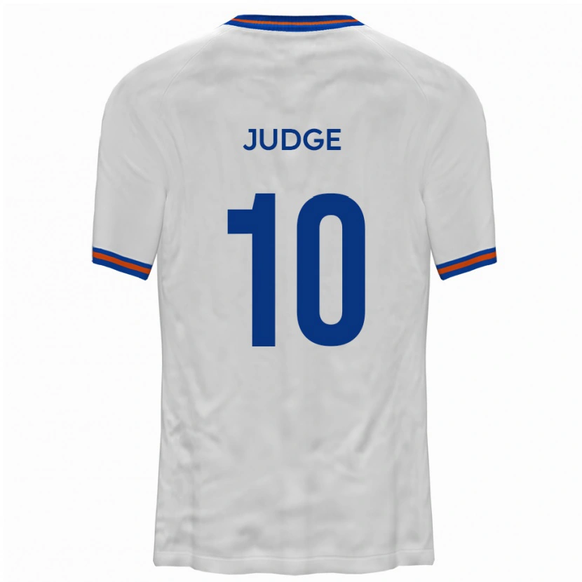 Danxen Dames Alan Judge #10 Wit Blauw Uitshirt Uittenue 2025/26 T-Shirt België