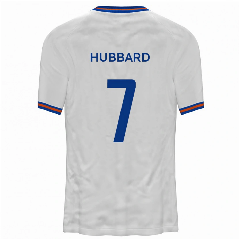 Danxen Dames Fletcher Hubbard #7 Wit Blauw Uitshirt Uittenue 2025/26 T-Shirt België